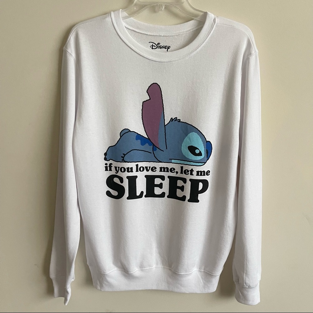 Disney Lilo & Stitch Graphic Long Sleeve Top Sz M